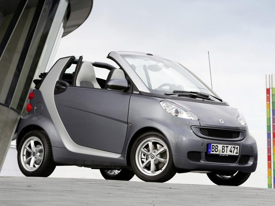  Smart ForTwo Cabrio Pearl Grey Edition (A451) 2011 года  (фото 4 из 5)